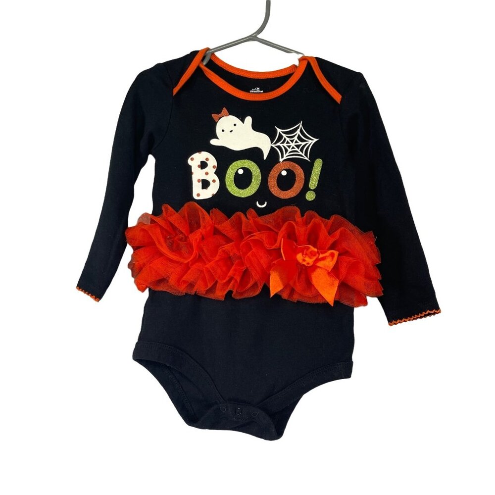 Celebrate Halloween Size 24M Halloween One Piece w/ Built in Tutu